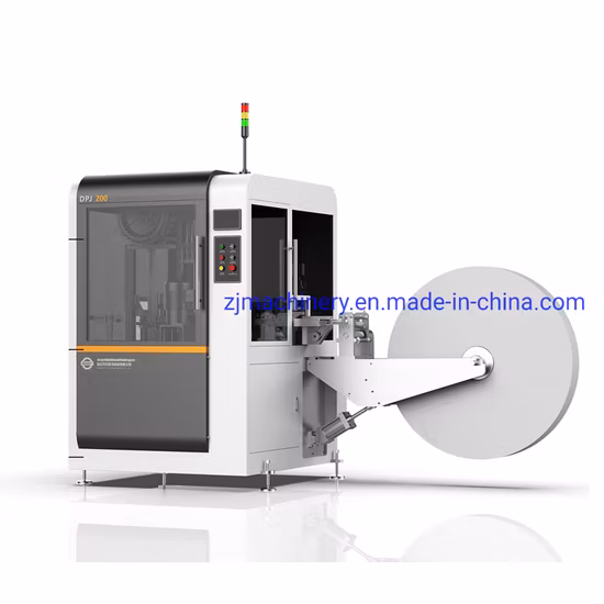 Tampa da tampa do copo de papel certificado Aquecimento/empilhamento automático em uma linha de produção de máquina