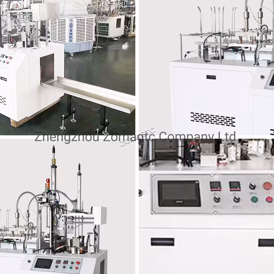 Paper Cup Holder Forming Machine Automatic Crash Lock Bottom Popcorn Box Making Machine