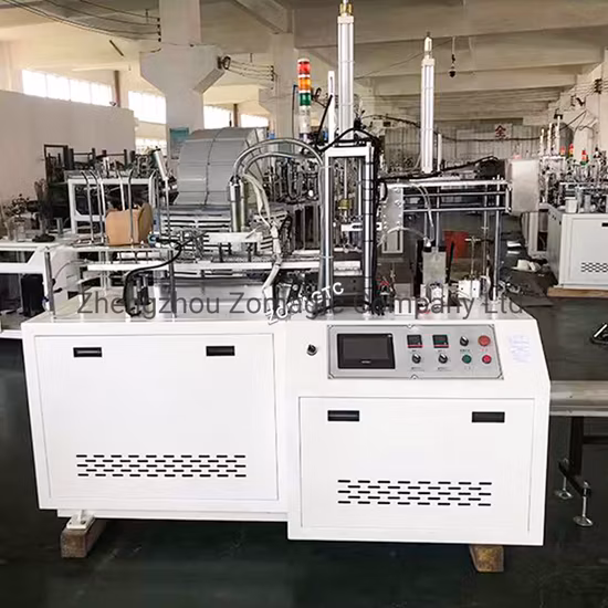 Paper Cup Holder Forming Machine Automatic Crash Lock Bottom Popcorn Box Making Machine