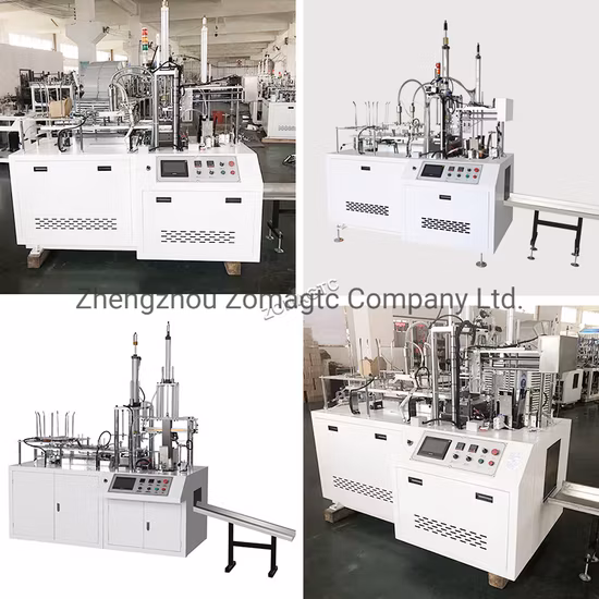 Paper Cup Holder Forming Machine Automatic Crash Lock Bottom Popcorn Box Making Machine