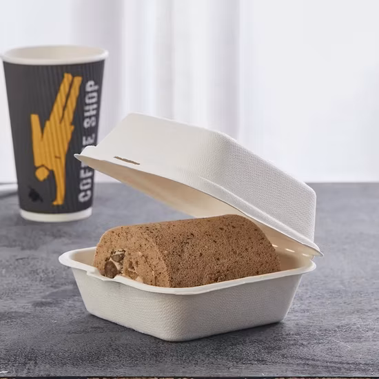 Máquina de moldagem de polpa de papel de mesa biodegradável de bagaço de cana-de-açúcar totalmente automática