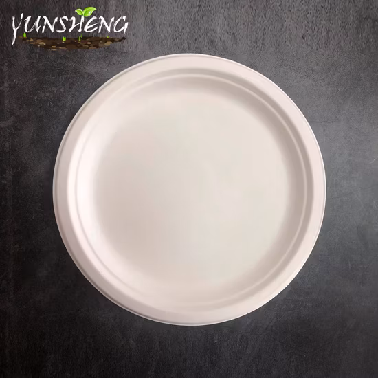 Cana-de-açúcar descartável para micro-ondas/palha de trigo/polpa de bambu/fibra 100% compostável